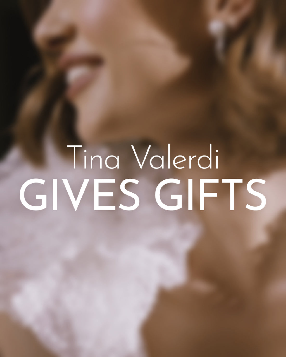 Tina Valerdi gives gifts